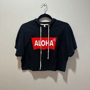Aloha Crop Hoodie